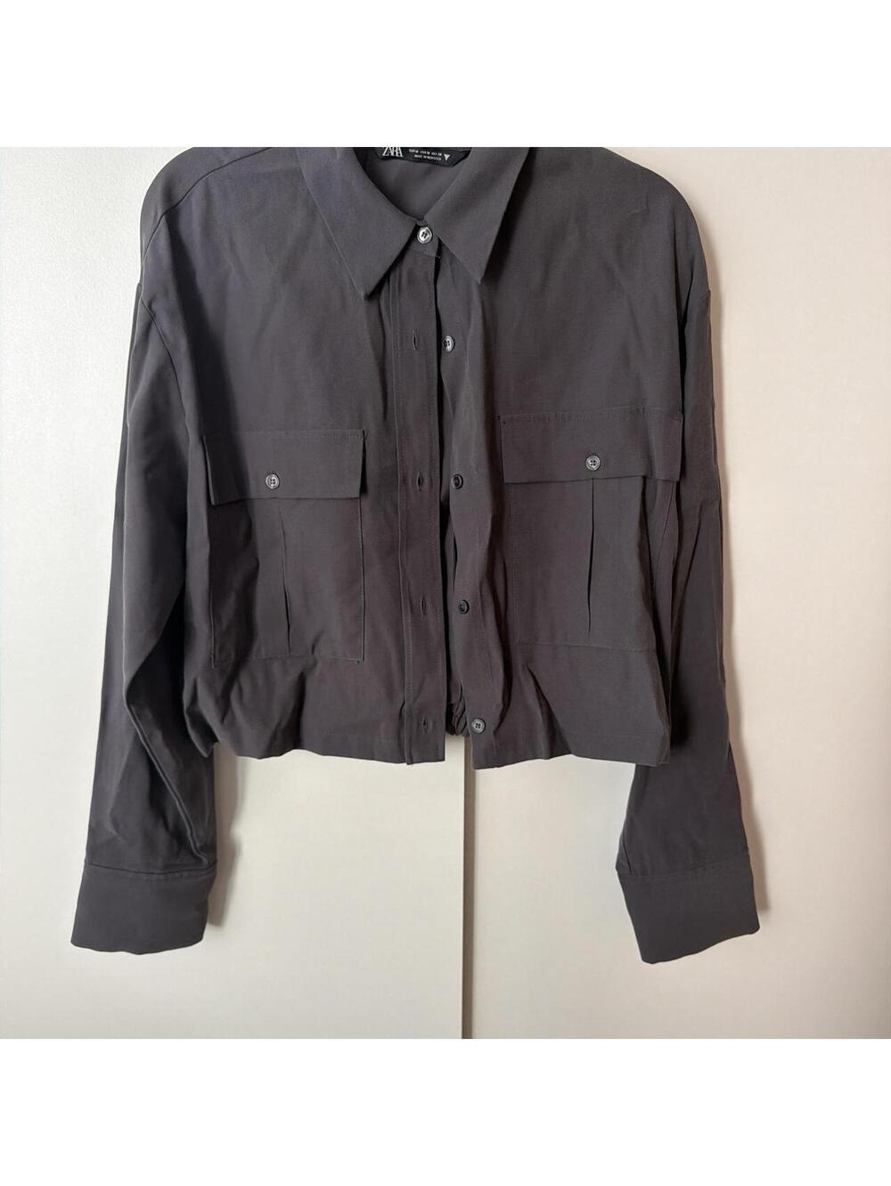 Zara Women's Grey Shirt